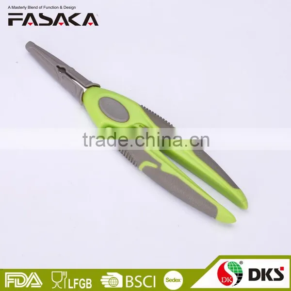 SS13016G -2016 New Style and Design 6.5" Sewing Scissors With Colorful Plastich Handle