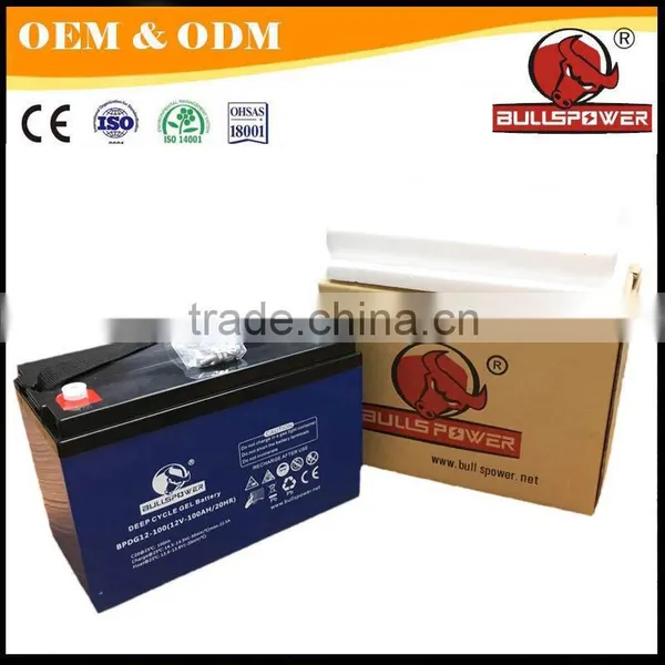 Maintenance Free Lead-acid Battery 12v 120ah Solar Gel Battery for Solar Inverter photo-4