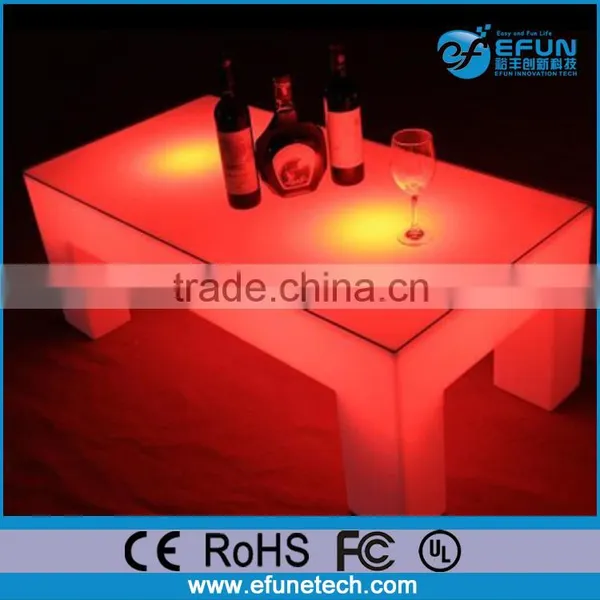 Rechargeable Color Changing Led Bar Table,nightclub Illuminated Led Furniture photo-2