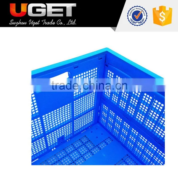 Acid and Alkali Resistance Plastic Foldable Mesh Crate for Supermarket photo-6