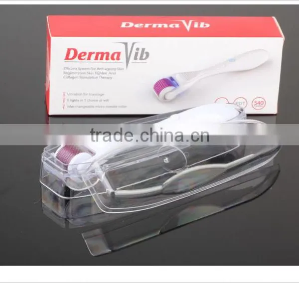 540 Needles LED Derma Roller LED Vibrating Medical Derma Roller Micro Needle Meso System Beauty Skin Roller photo-6