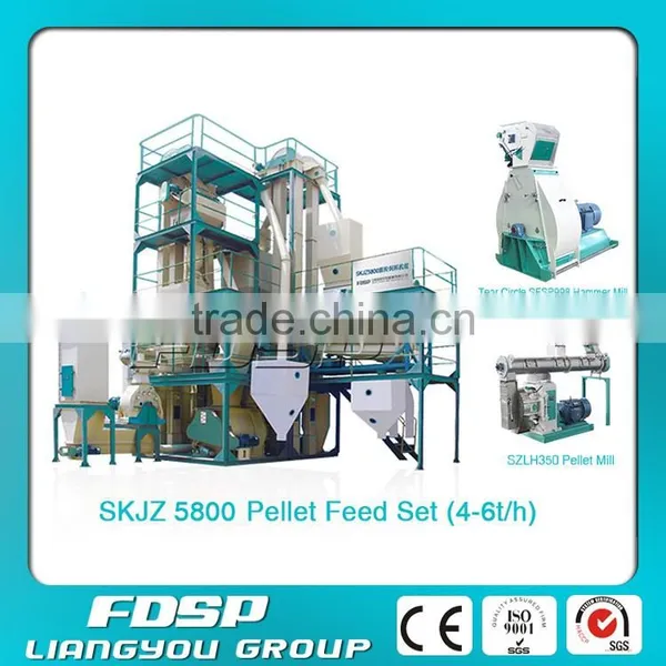 Animal Feed Engineering Machinery 1-2tph Poultry Feed and Pellet Production Plant photo-3