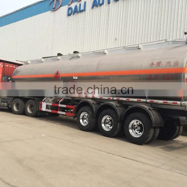 27m3 Chemical Liquid Tank 3 Axel Trailer With Three 13 Ton FUWA Axles photo-5