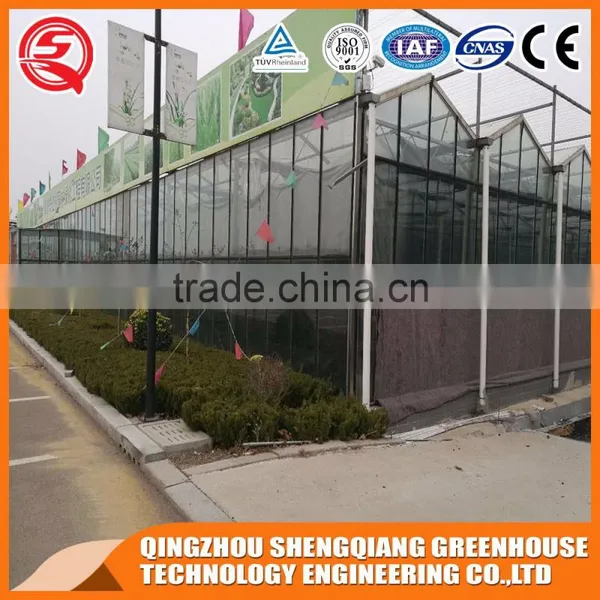 Vegetables Product Glass Greenhouse With Cooling System photo-6