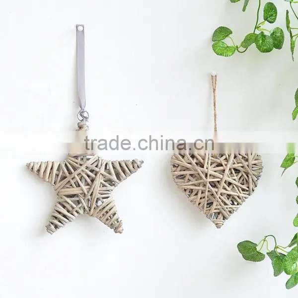 European Garden Creative Personality Wicker Bar Pendant Home Furnishing Retro Wall Mural Wall Decorations photo-2