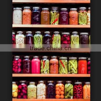 Haonai Wholesale Food Pickle Storage Glass Jar With Handle and Lid photo-6