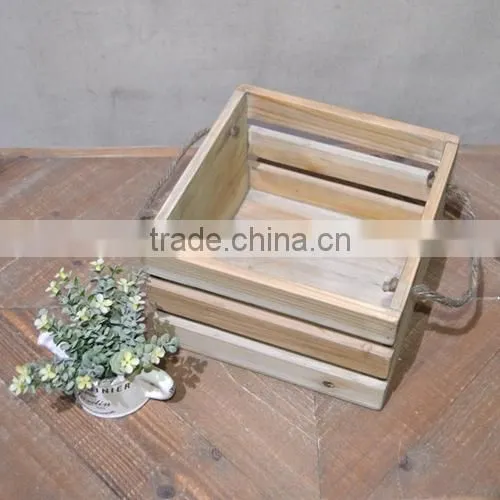 Wholesale Vintage Wooden Crate With Multiple Purpose in Good Quality