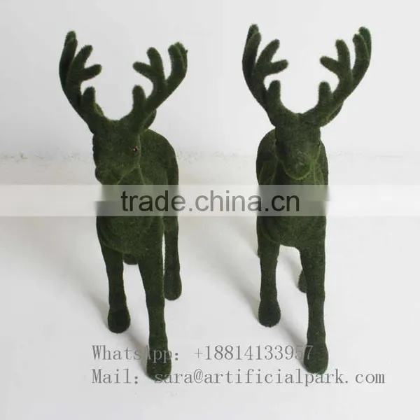 Grass Moss Topiary Animals for Office Decoration photo-2