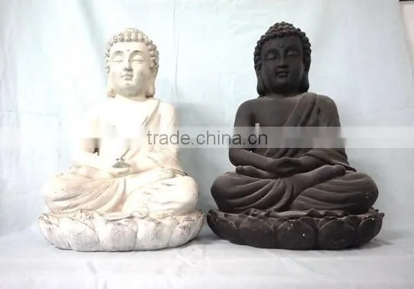 Decor Fiberglass Clay Buddha Statues for Sale photo-3