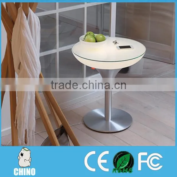 Rgb Rmotel LED Light Furniture Coffee Tables Tall Bar Stainless Steel photo-4