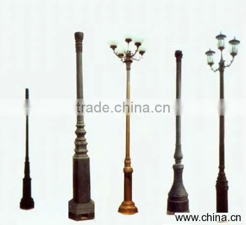 Metal Street Light Polesn Garden Pole Lights Metal Poles for Light photo-6