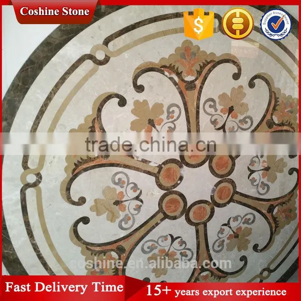 Heart Shaped Waterjet Marble Classic Pattern Factory Price photo-3