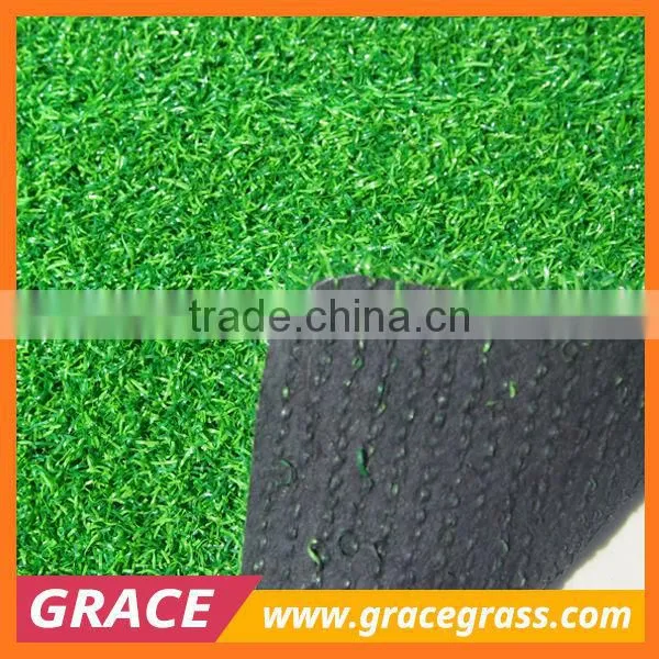Green Polyethylene Synthetic Grass Outdoor Mat photo-3