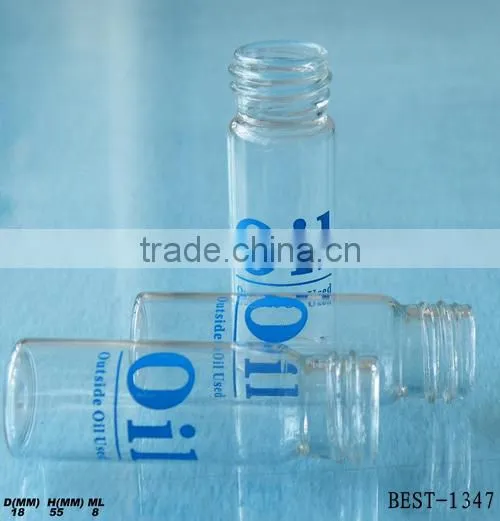 Various Size Blue Colored Test Tube Glass Screw Top Test Tube for Labor Use photo-5