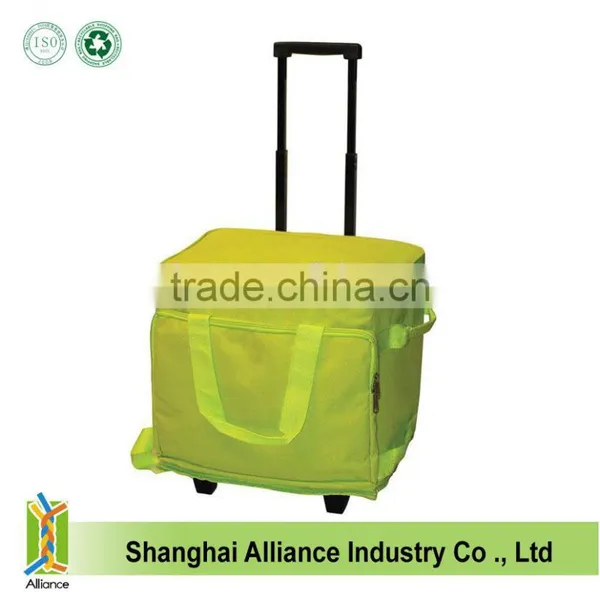High Quality Outdoor Wholesale 36 Can Outdoor Cooler Bag On Wheels, Trolley Picnic Cooler Bag With Wheels photo-4