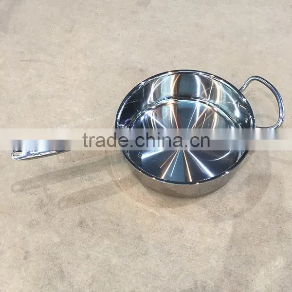 Mirror Polished 2.2mm 3ply Bottom Stainless Steel 304 Cooking Pot/single Handle Induction Soup Pot for Hotel photo-3