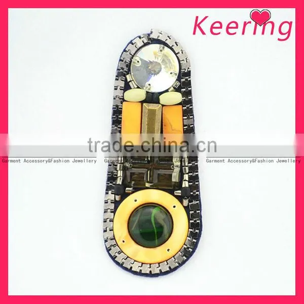 Men Sandal Materail Shoe Buckle Accessories WSF-118