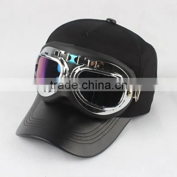 New Style Leather Brim Or Bill Glasses Cap photo-5
