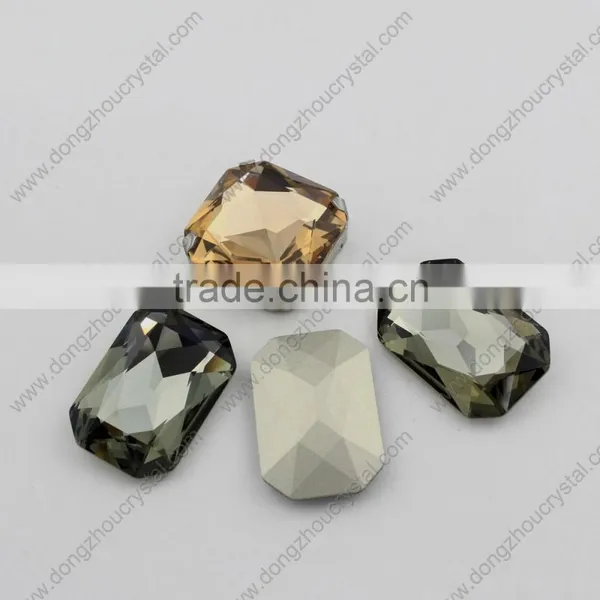 Fashion Octagon Crystal Stone Colorful Glass Bead From Pujiang photo-4