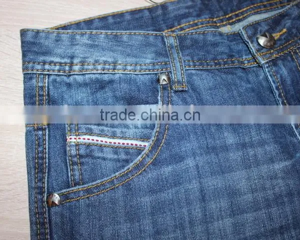 GZY Mens High Quality Designer Light Scratch Denim Biker Jeans Denim Fabric for Jeans Stock photo-2