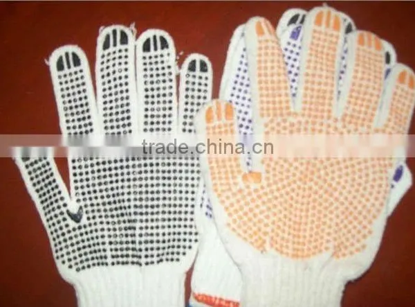 10g Nylon Knitted White Cotton Glove photo-6