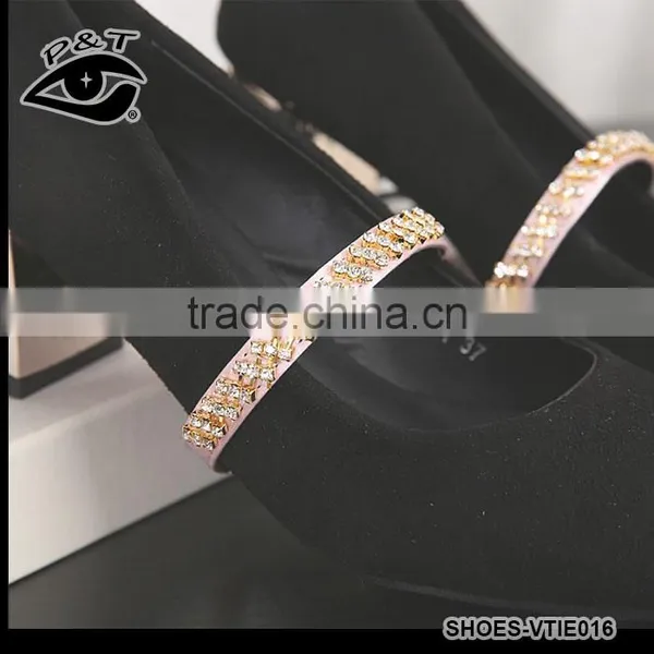 New Arrival 6 Designs Rhinestone Chain Decorations for Shoe Straps photo-3