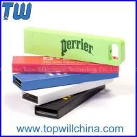 Rectangle Slim Usb Flash Drive 64GB Long Printing Area