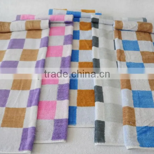 Bamboo Towel With Plaid Yarn Dyed Face Towel photo-3
