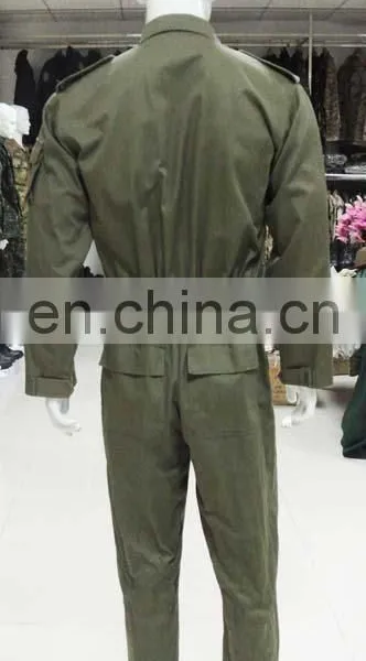 Hot Selling Olive Green 100% Cotton Professional Safety Coverall Workwear photo-5