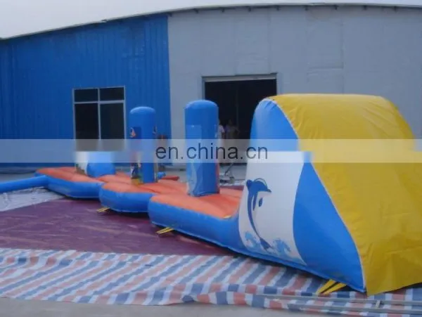 Giant Inflatable Water Obstacle Course With Blower For Sale photo-4