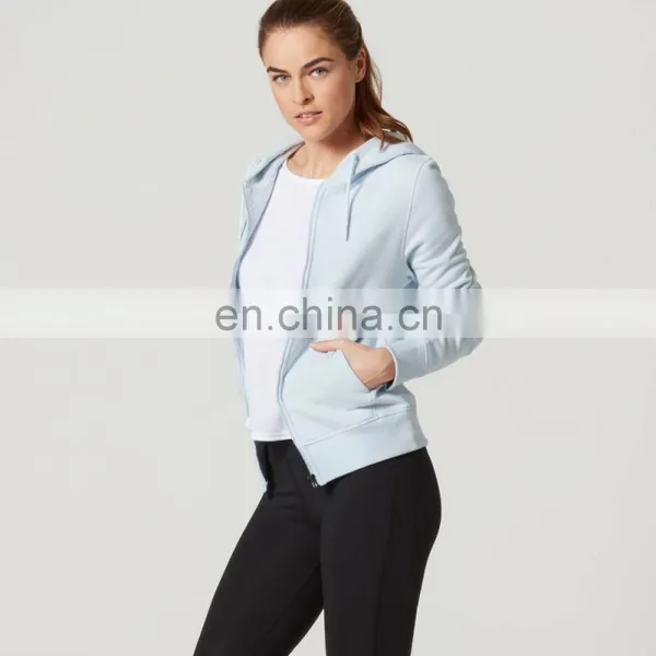 Women Fitness Zipper Tops Casual Long Sleeve Hoodies Jackets photo-2