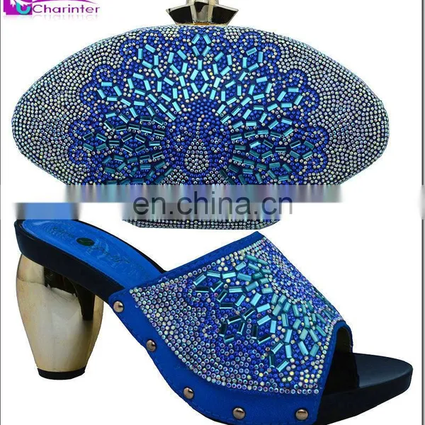 Africa Women Shoes High Heel Shoes Matching With Bag BCH-11 photo-5