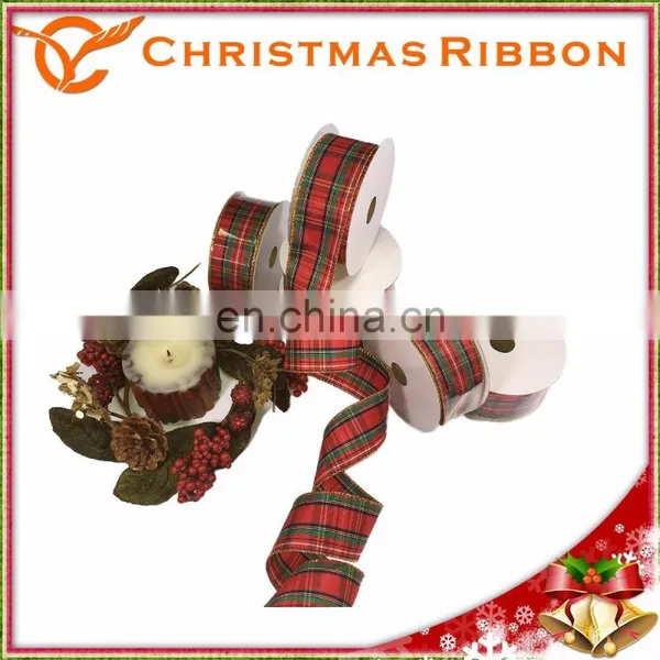 Elegant 1.5" X 10y Plaid Christmas Ribbon Are Available photo-6