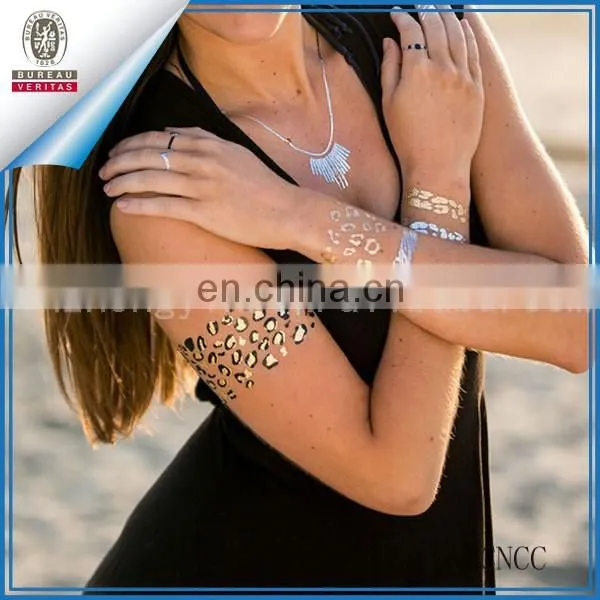 Metallic Henna Temporary Tattoo Gold Silver Festival Beach Holiday Gift Present Flash Tattoo Birthday Anniversary