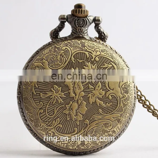 Large Fashion Retro Personality Epoxy Skull Pirate Quartz Unisex Pocket Watch Jewelry For Students Gift photo-2