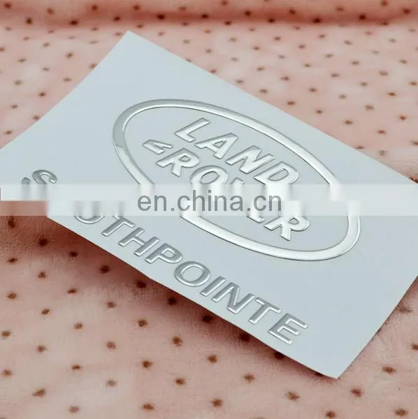 2016 High Quality Self Adhesive Chrome 3d Logo Sticker photo-3