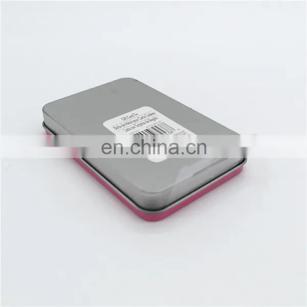 Custom Rectangular Colored Name Gift Card Packaging Metal Case Tin Box photo-4