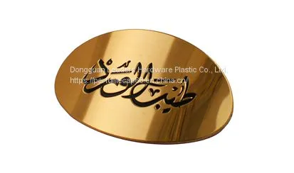 Zinc Alloy Label for Perfume Bottle