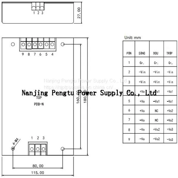 PDB-N Series 100-350W DC DC Power Supply photo-2