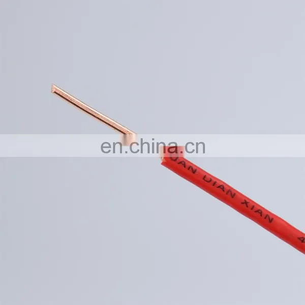 High Quality Bv Single Wire Copper Conductor Pvc Jacket 0.75mm 4mm 6mm Bv Electric Cable photo-3