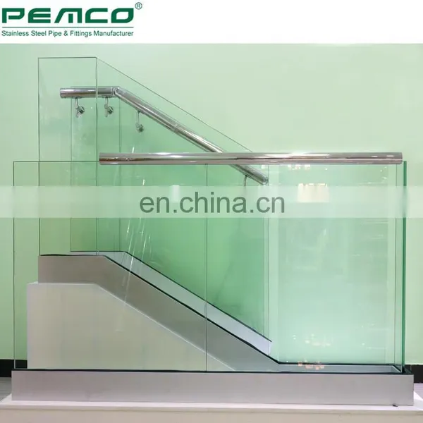 Foshan Factory Staircase Aluminum U Channel Handrail Stair Glass Railing photo-4