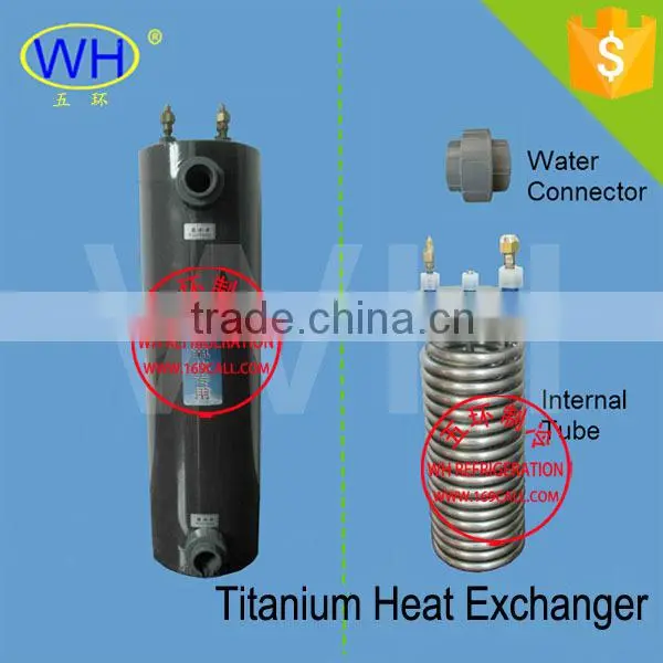 High Quality 1.5HP Titanium Evaporator for Aquarium Chiller, Aquarium Chiller photo-2