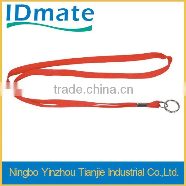 Tube lanyard with split rings