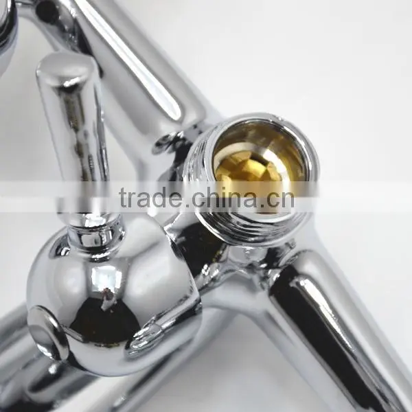 2015 Upc Practical Wall Mounted Dual Handwheels Handle Mixer Bathub Faucet photo-6