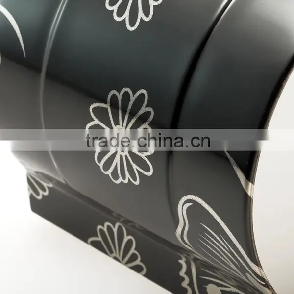 Hot Sale Toilet Holder Stainless Steel Toilet Roller Holder Black Butterfly Design Paper Holder photo-2