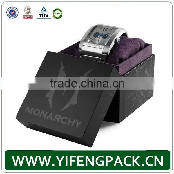 Luxury Wholesale Branded Custom Gift Watch Packaging Box With Pillow, Wrist Display Storage Mens Luxury Leather Watch Box photo-6