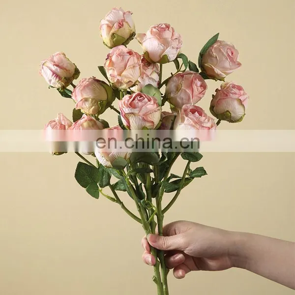 Wholesale Cheap Personalized Artificial Silk Rose Flower Decoration Wedding