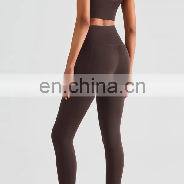 New In Stock Front Wrinkle Push-up Bra Matching Tummy Control Leggings 2PCS Yoga Set Women Sports Gym Fitness Wear Clothes photo-4