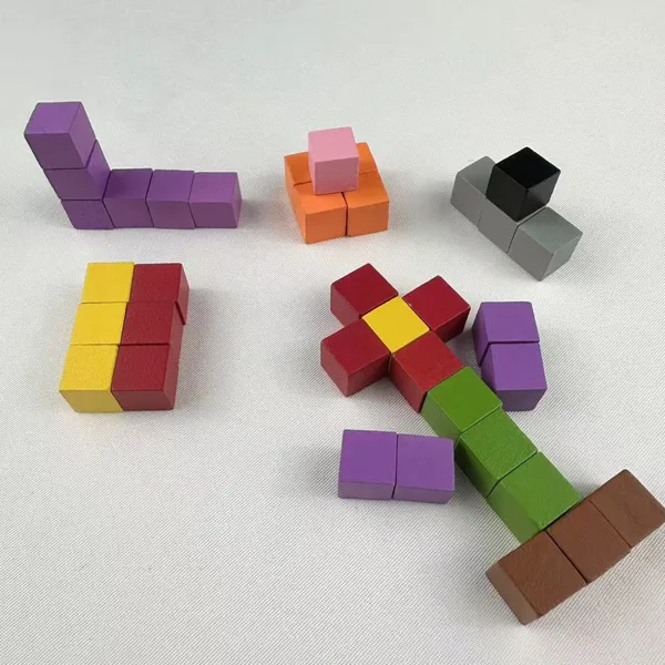 1CM Wooden Square photo-4