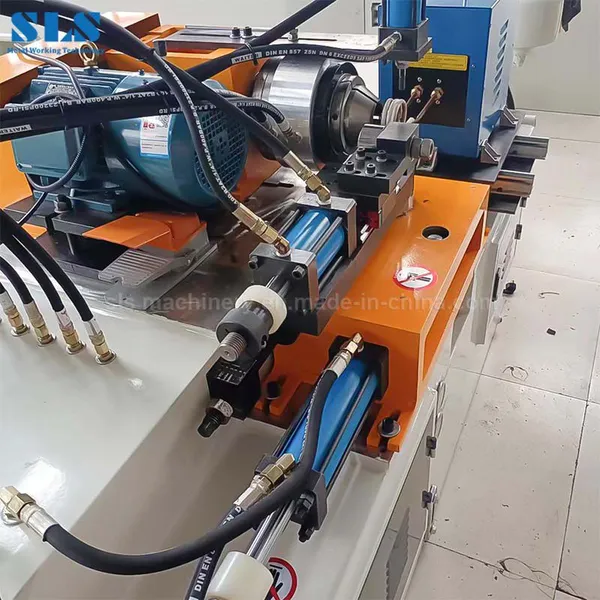 Automatic Stainless Steel & Aluminum Pipe Sealing Machine CNC Powered Tube End Forming Machine Gearbox Bearing Core Components photo-4